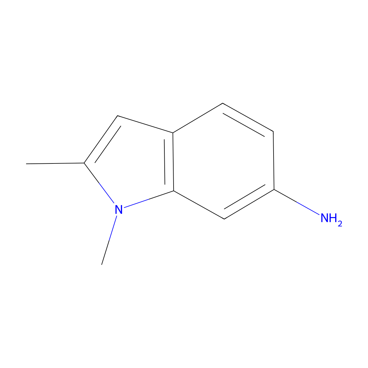 1,2-Dimethyl-1H-indol-6-amine molecular structure, CAS 1267985-57-8
