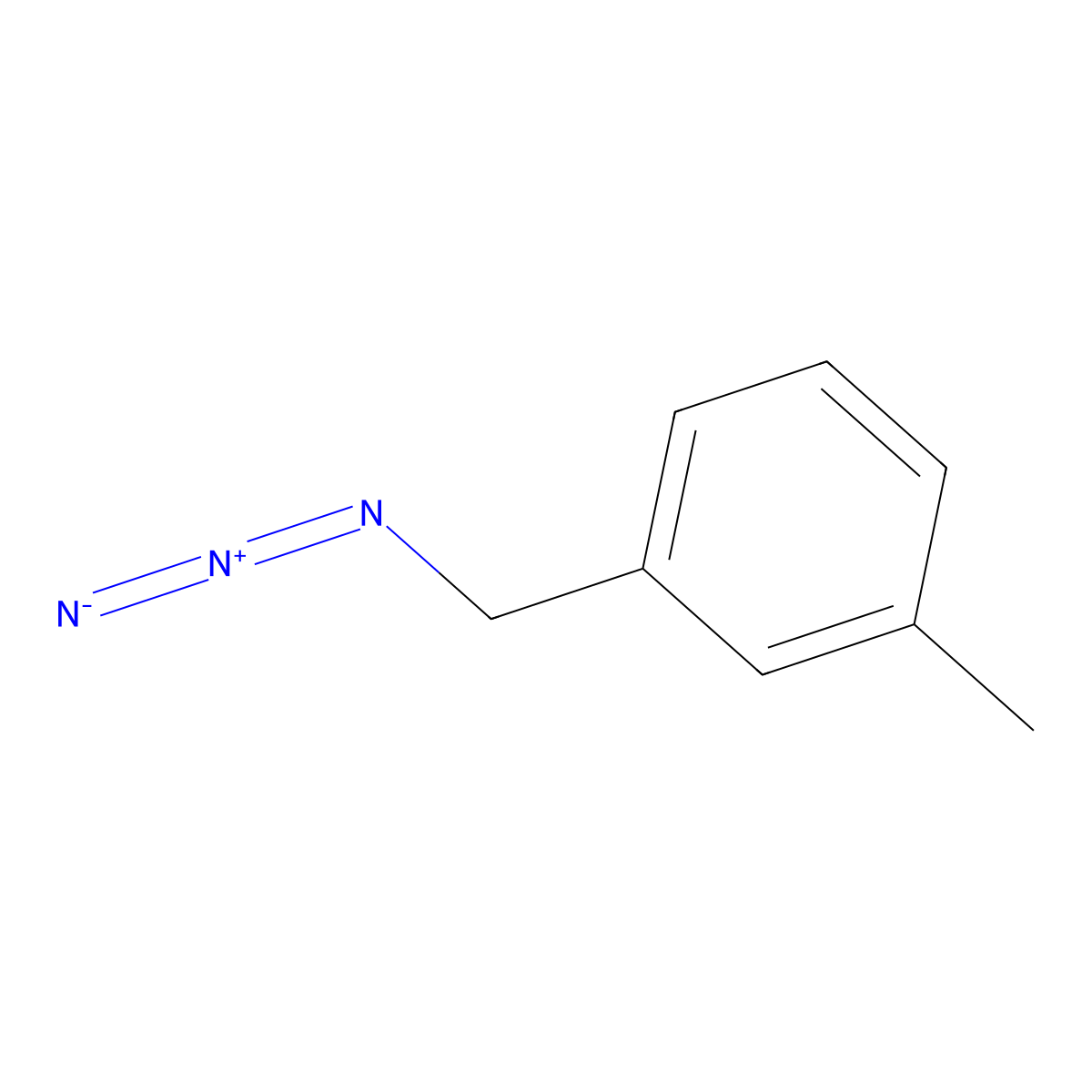 1-(Azidomethyl)-3-methylbenzene molecular structure, CAS 126799-82-4