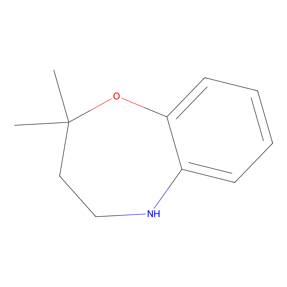 2,2-Dimethyl-2,3,4,5-tetrahydrobenzo[b][1,4]oxazepine molecular structure, CAS 1268035-72-8