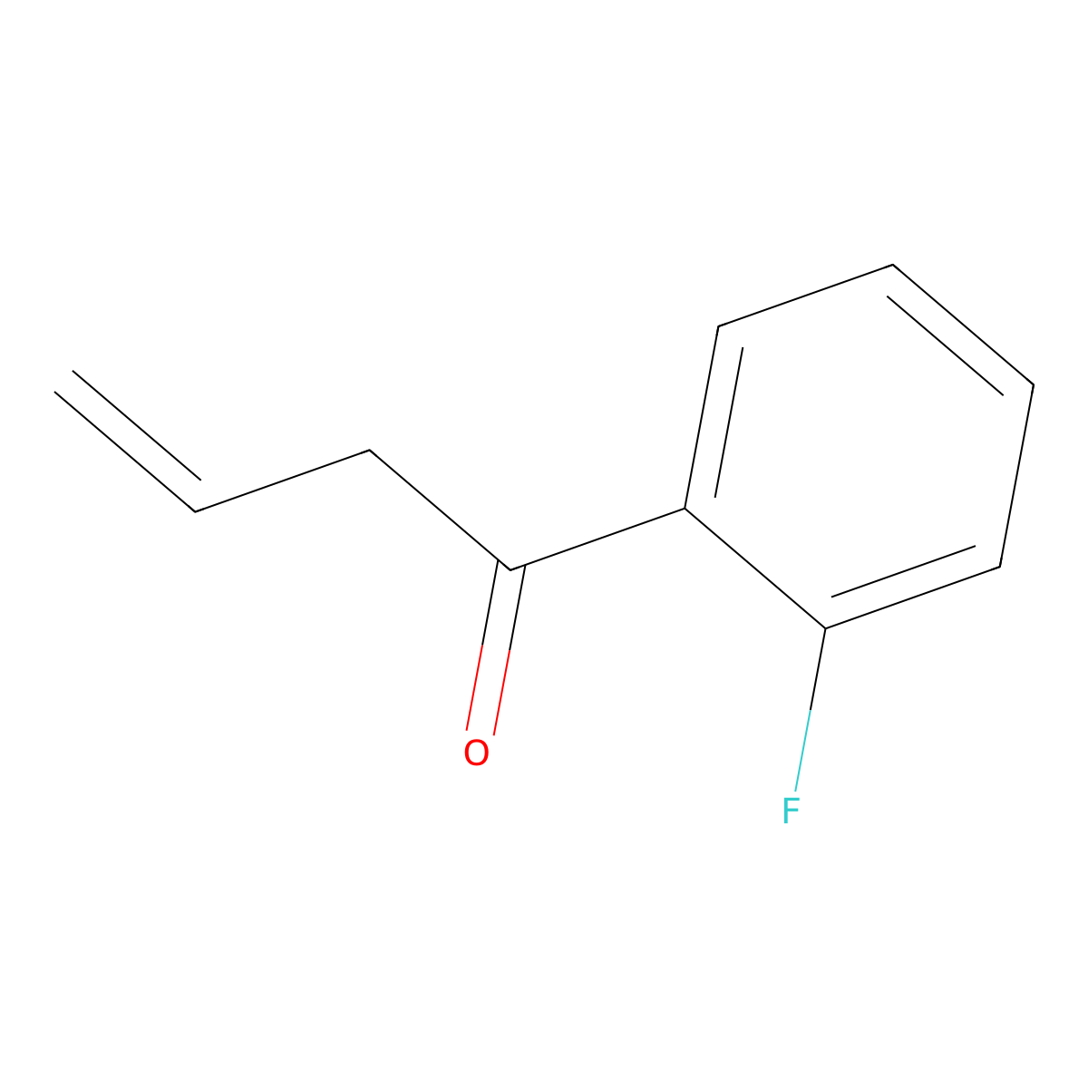 1-(2-Fluorophenyl)but-3-en-1-one molecular structure, CAS 1268056-77-4