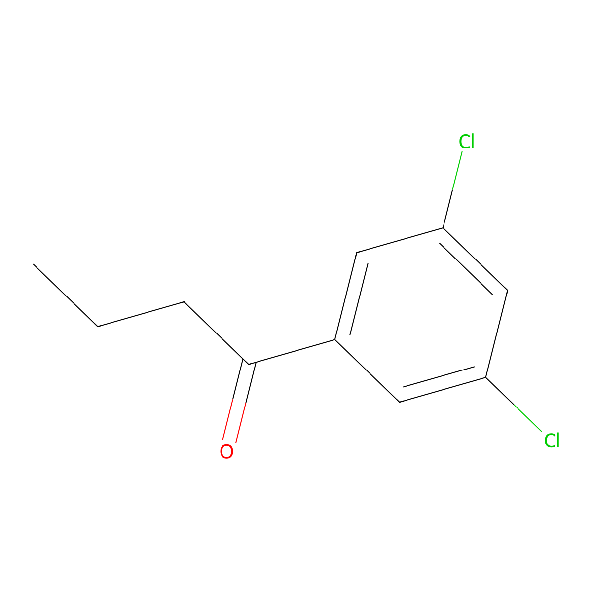 3',5'-Dichlorobutyrophenone molecular structure, CAS 1268101-10-5