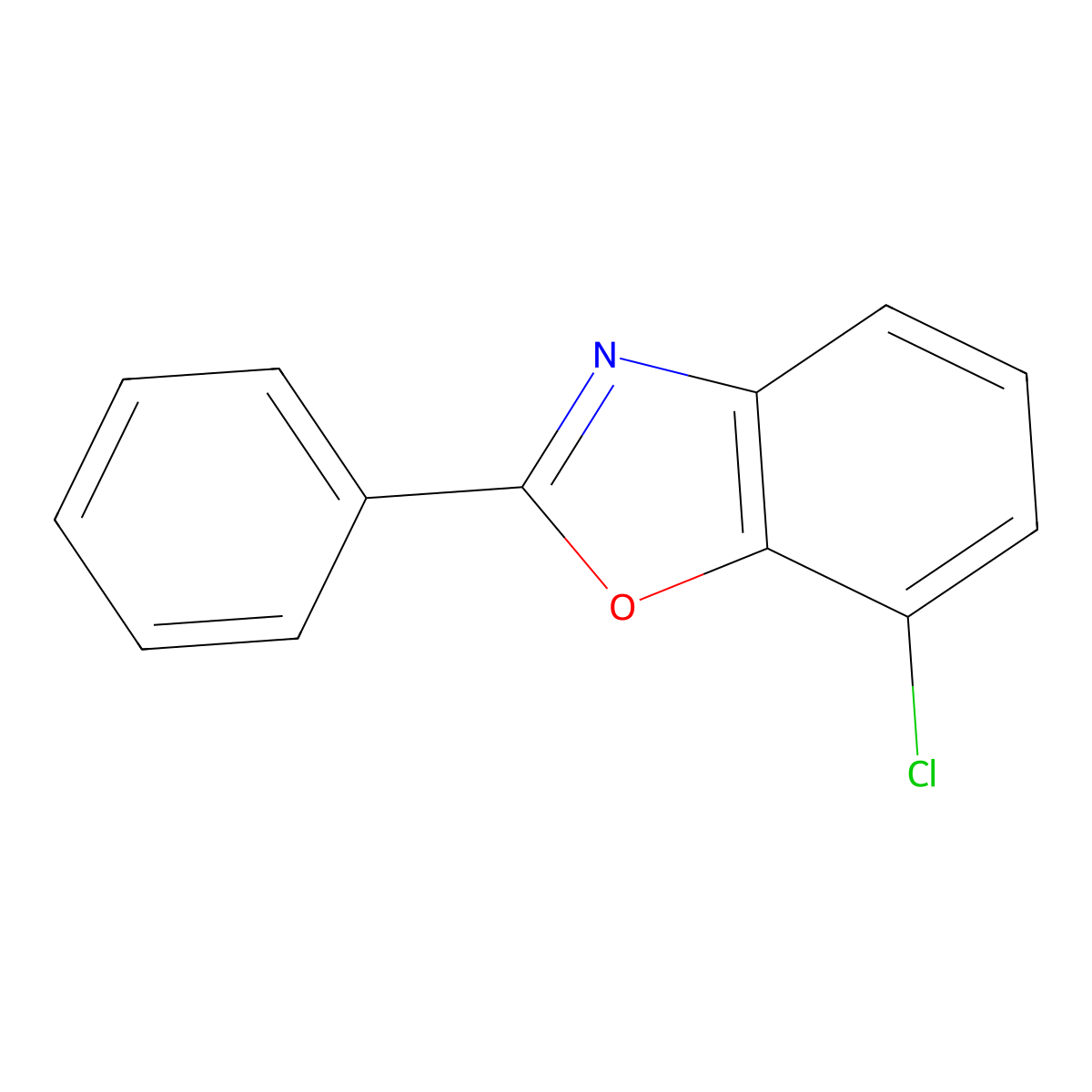 7-Chloro-2-phenylbenzo[d]oxazole molecular structure, CAS 1268112-57-7