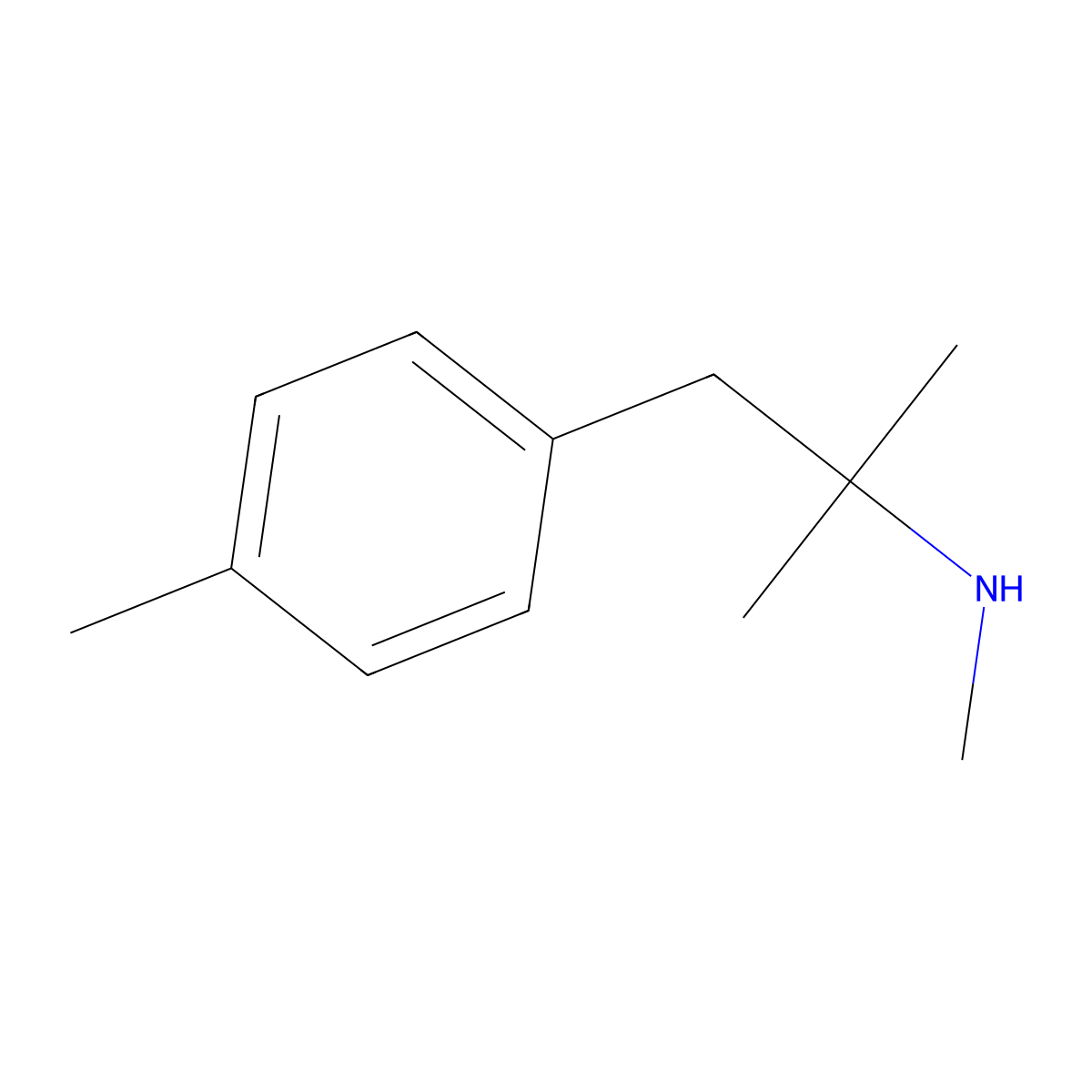 Methyl[2-methyl-1-(4-methylphenyl)propan-2-yl]amine molecular structure, CAS 1268139-62-3