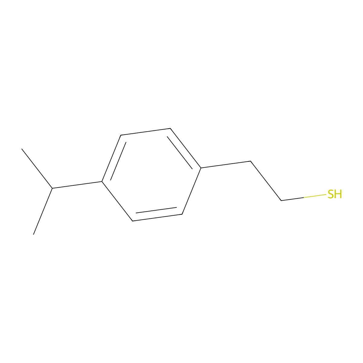 2-(4-iso-Propylphenyl)ethanethiol molecular structure, CAS 1268140-24-4