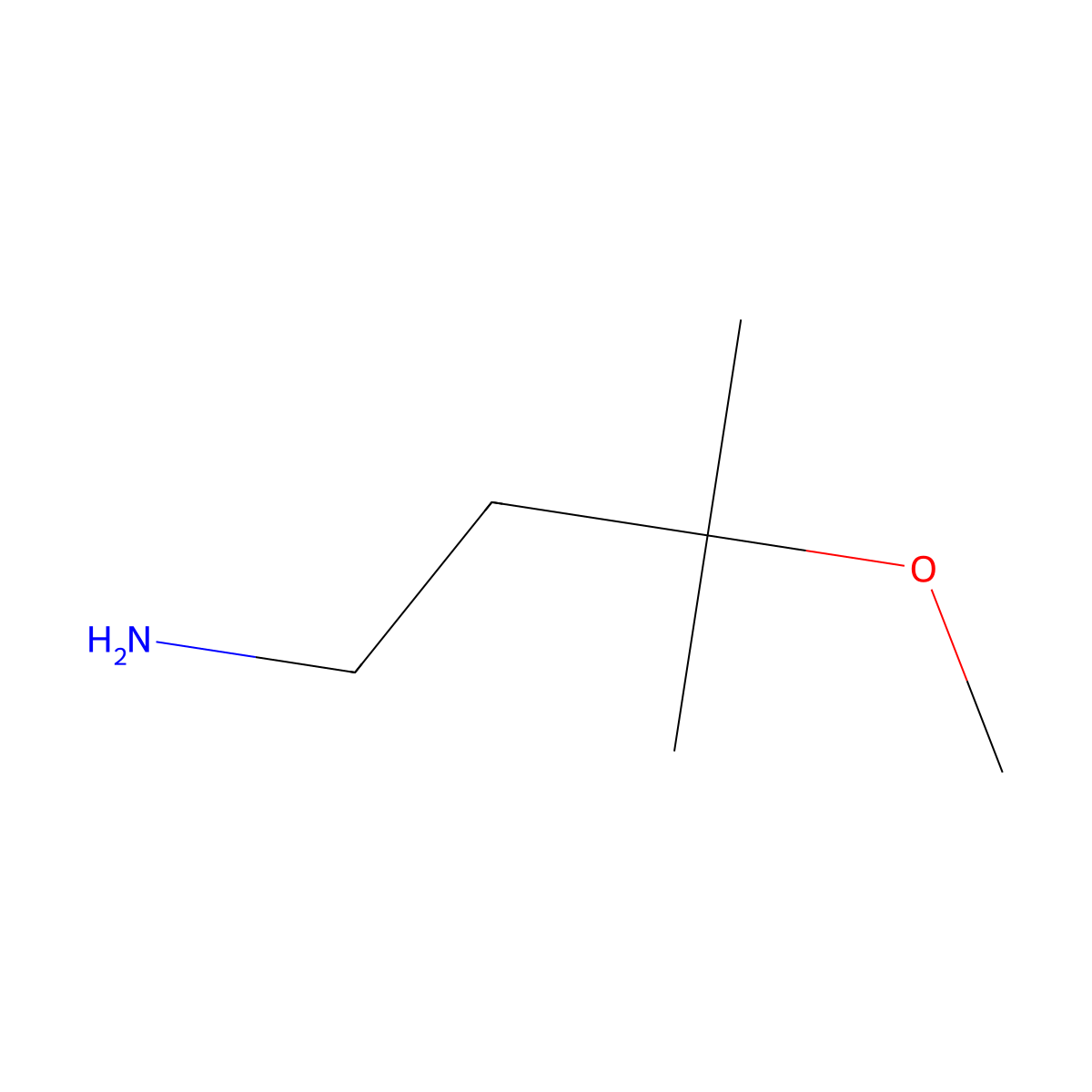 (3-Methoxy-3-methylbutyl)amine molecular structure, CAS 1268153-93-0