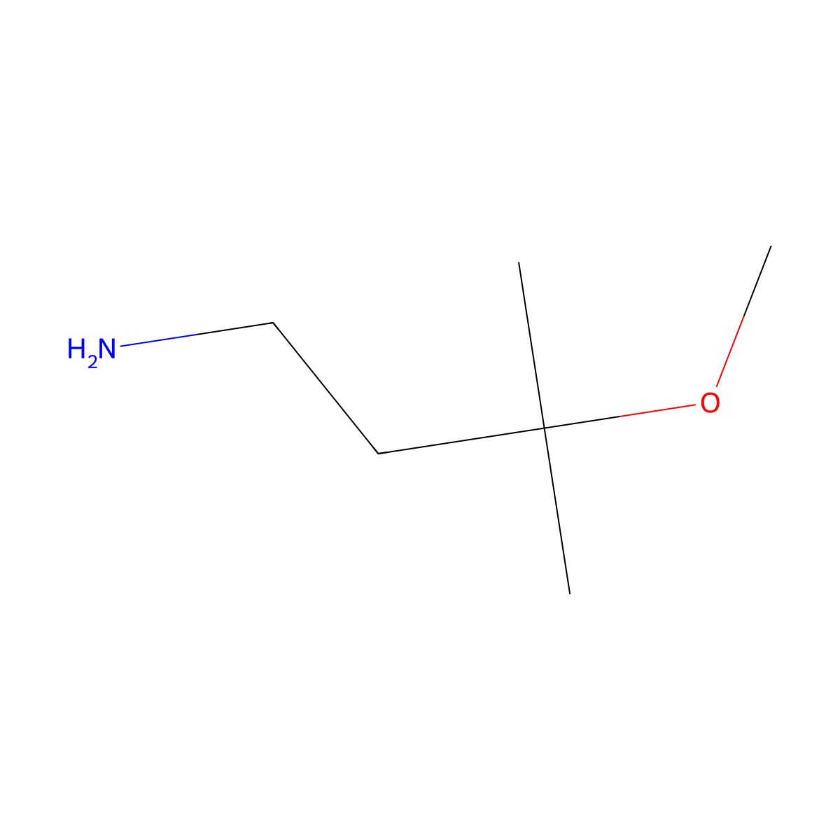 (3-Methoxy-3-methylbutyl)amine molecular structure, CAS 1268153-93-0