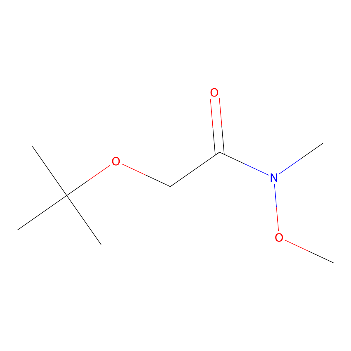 2-(tert-Butoxy)-N-methoxy-N-methylacetamide molecular structure, CAS 1268252-59-0