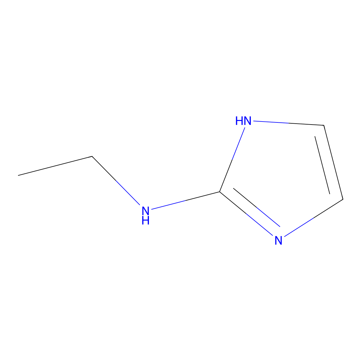 N-ethyl-1H-imidazol-2-amine molecular structure, CAS 126828-67-9