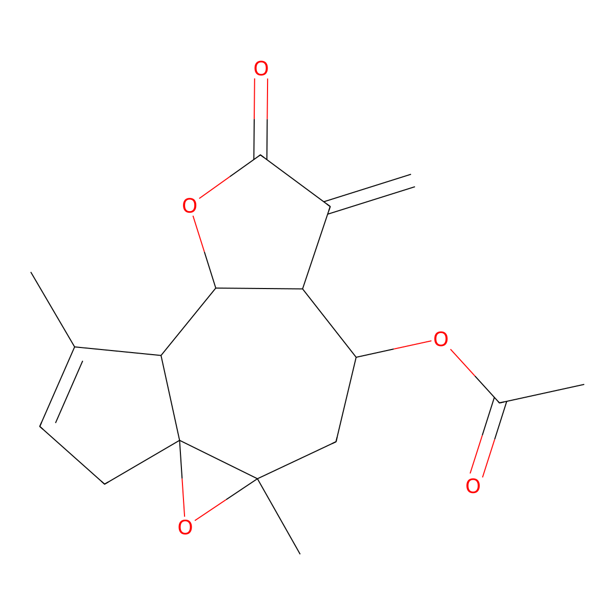 8alpha-Acetoxyarglabin molecular structure, CAS 126829-70-7