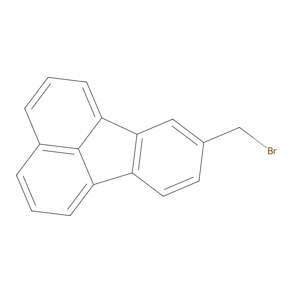 8-Bromomethylfluoranthene molecular structure, CAS 126831-76-3