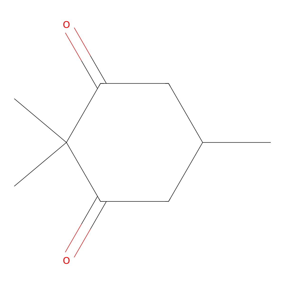 2,2,5-Trimethylcyclohexane-1,3-dione molecular structure, CAS 126833-10-1