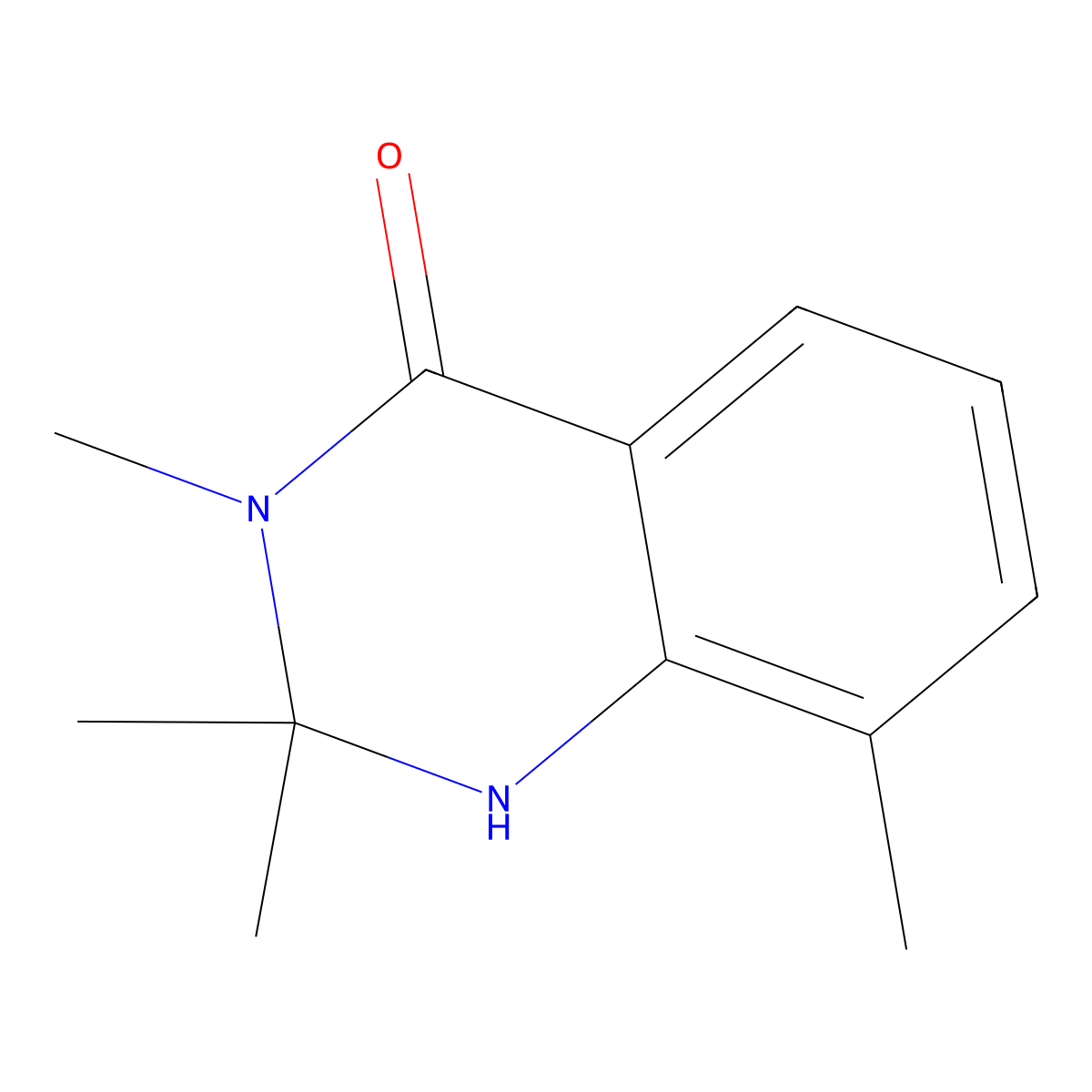 2,2,3,8-tetramethyl-2,3-dihydroquinazolin-4(1H)-one molecular structure, CAS 1268332-01-9