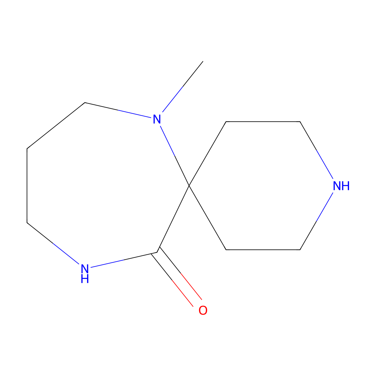 7-Methyl-3,7,11-triazaspiro[5.6]dodecan-12-one molecular structure, CAS 1268334-79-7