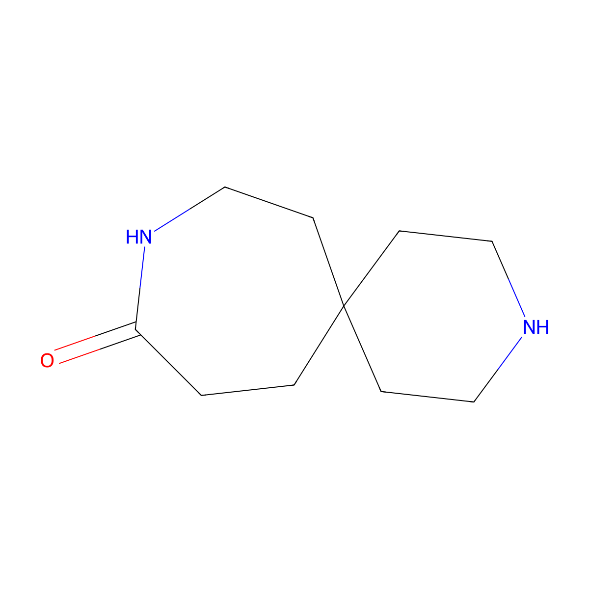 3,9-Diazaspiro[5.6]dodecan-10-one molecular structure, CAS 1268334-89-9