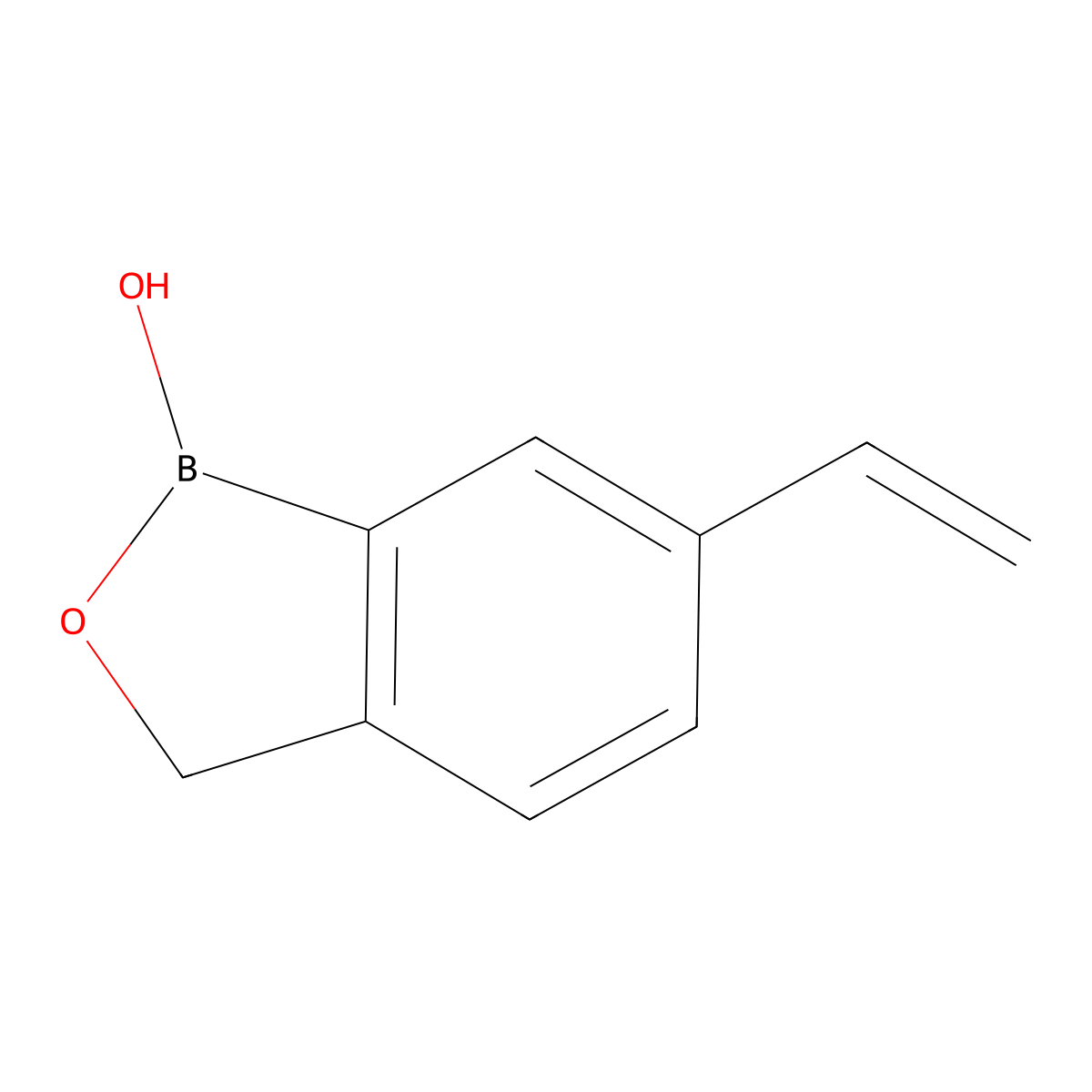 6-Vinylbenzo[c][1,2]oxaborol-1(3h)-ol molecular structure, CAS 1268336-34-0