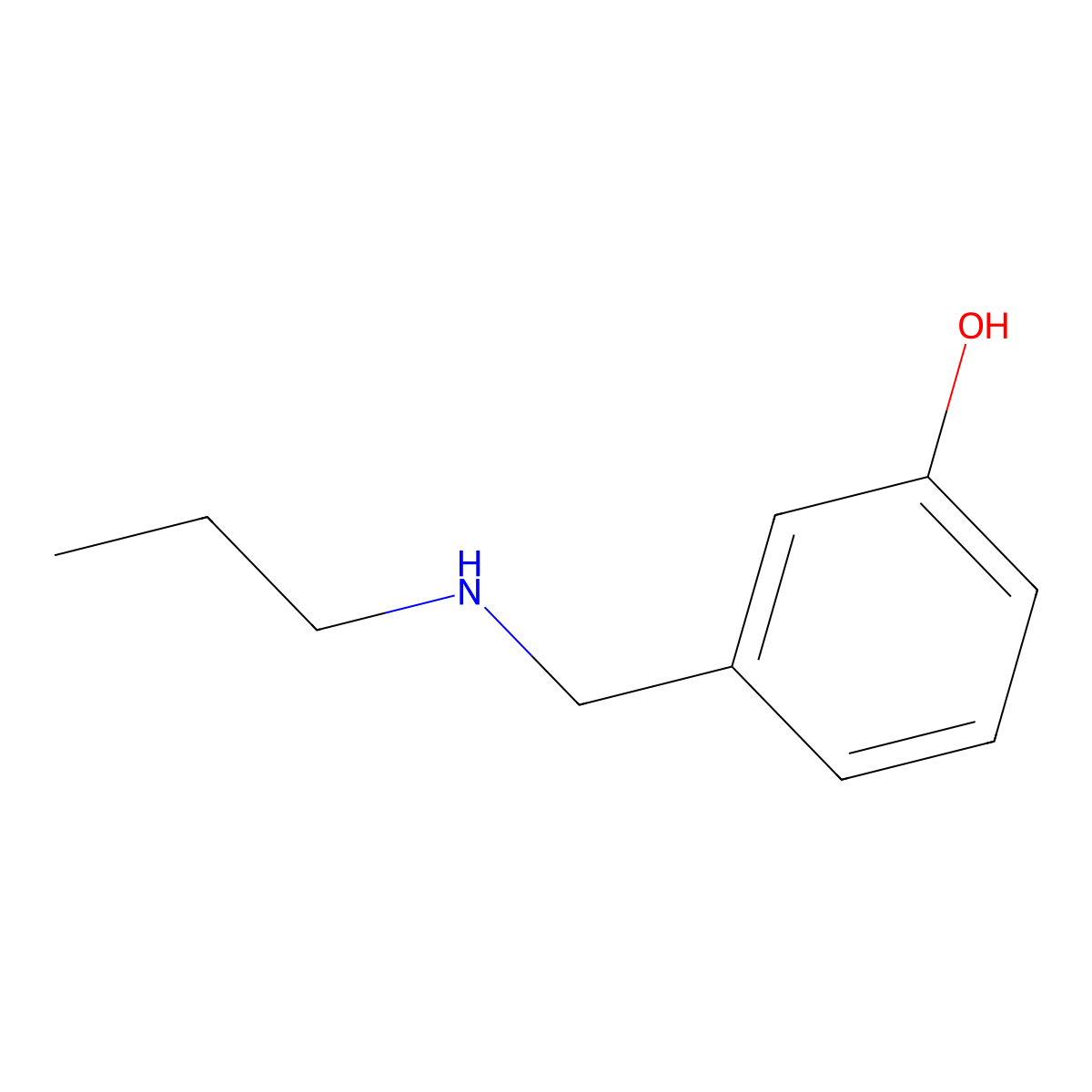 3-[(Propylamino)methyl]phenol molecular structure, CAS 126845-31-6