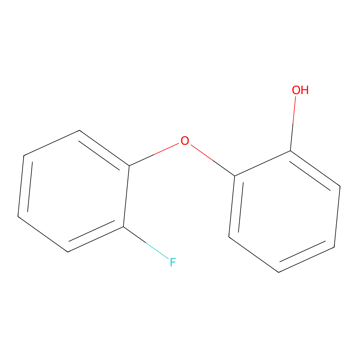 2-(2-Fluorophenoxy)phenol molecular structure, CAS 1268486-26-5