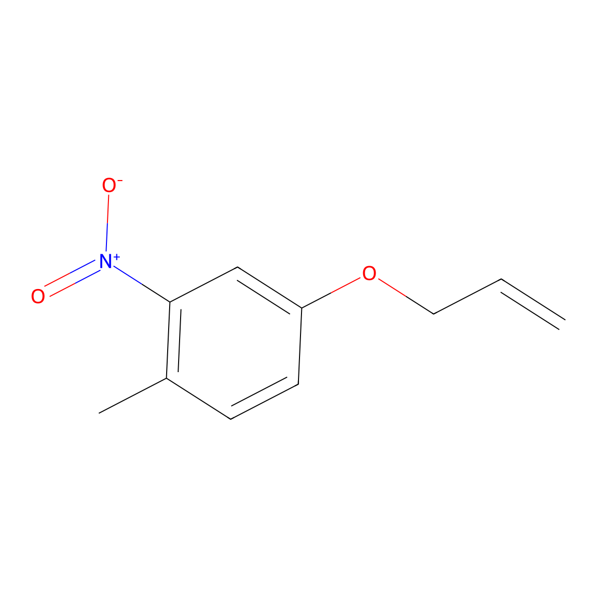 1-Methyl-2-nitro-4-(2-propen-1-yloxy)benzene molecular structure, CAS 1268490-62-5