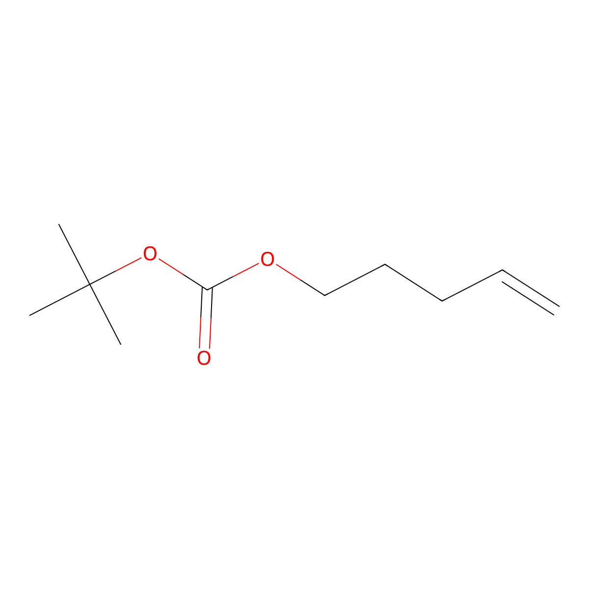 Tert-butyl pent-4-enyl carbonate molecular structure, CAS 1268492-64-3