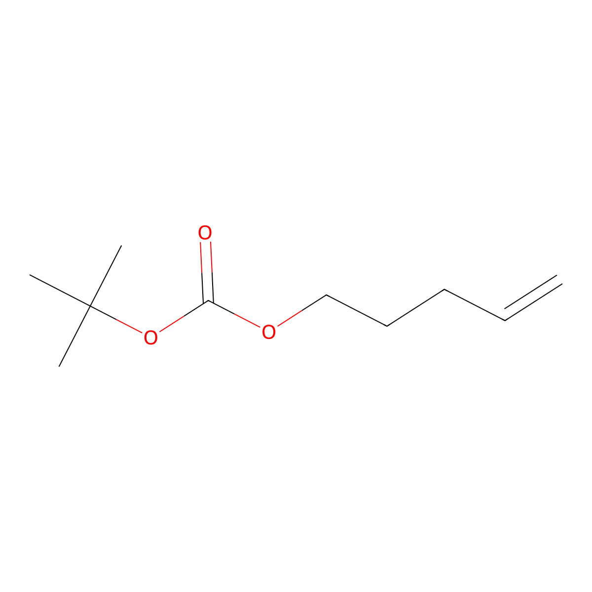 Tert-butyl pent-4-enyl carbonate molecular structure, CAS 1268492-64-3