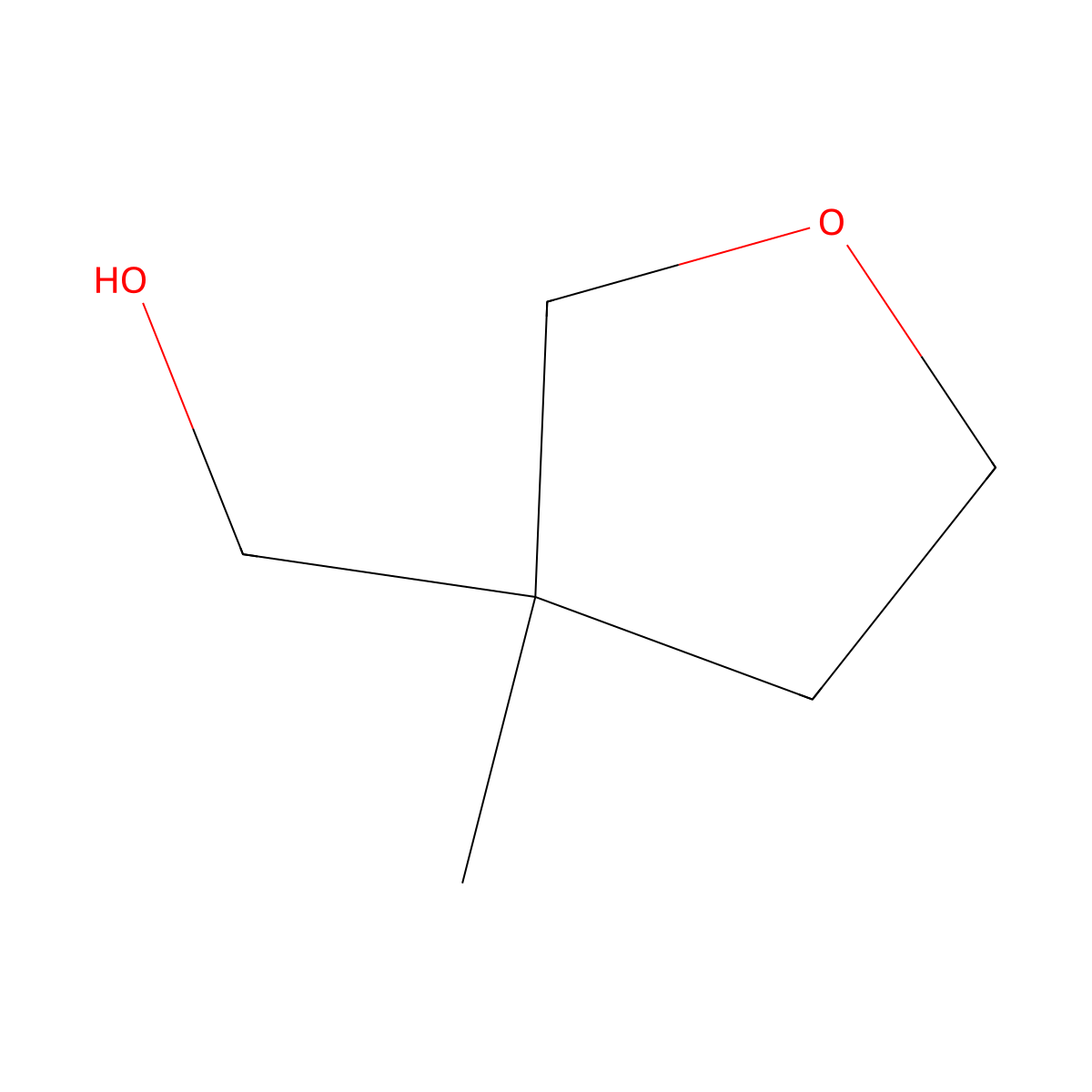 [(3R)-3-methyloxolan-3-yl]methanol molecular structure, CAS 1268492-90-5
