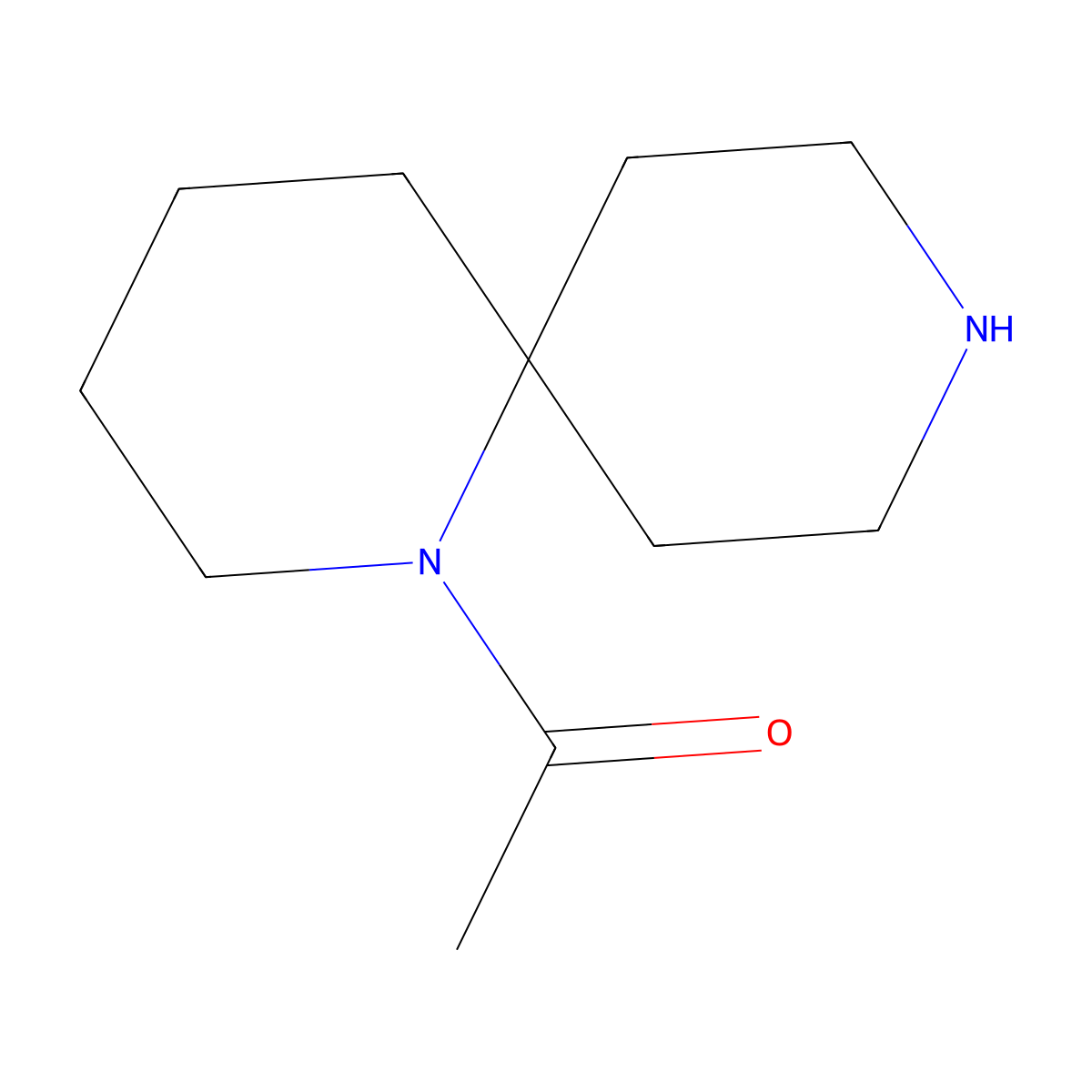 1-(1,9-Diazaspiro[5.5]undecan-1-yl)ethanone molecular structure, CAS 1268519-81-8