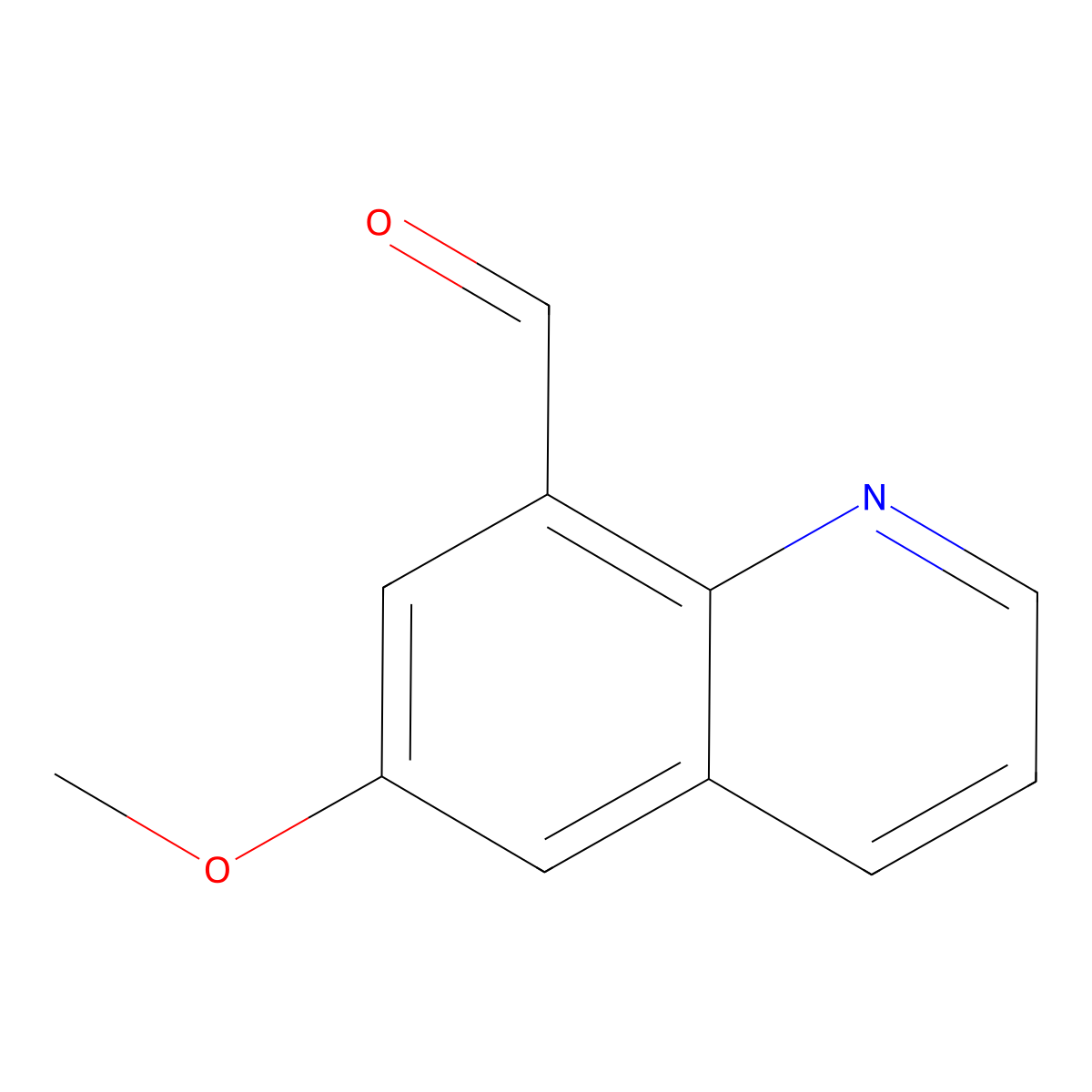 6-Methoxyquinoline-8-carbaldehyde molecular structure, CAS 1268520-98-4