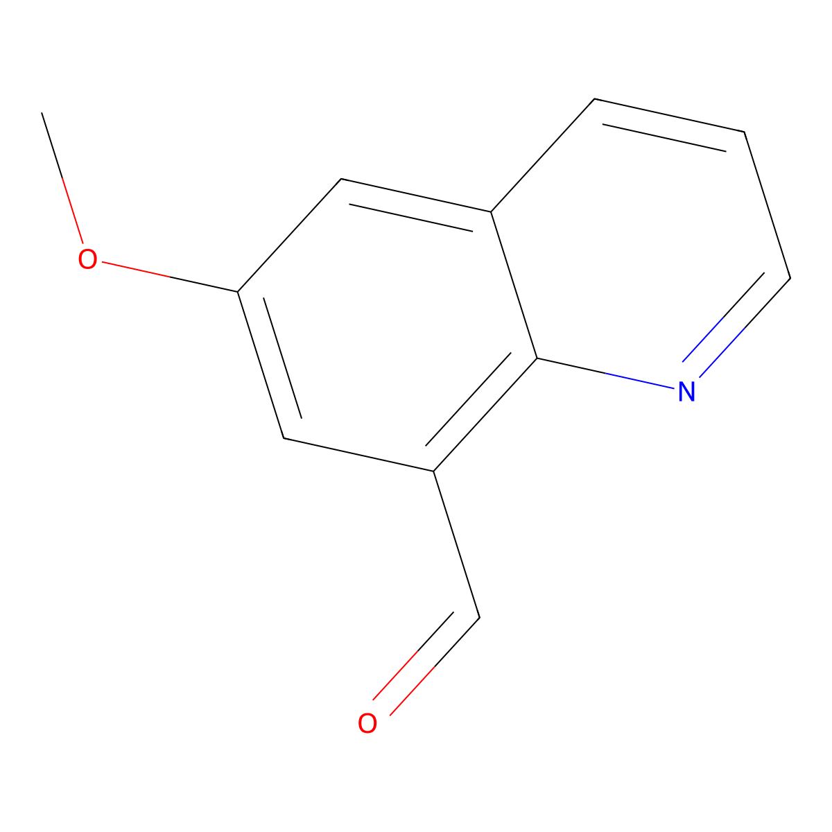 6-Methoxyquinoline-8-carbaldehyde molecular structure, CAS 1268520-98-4