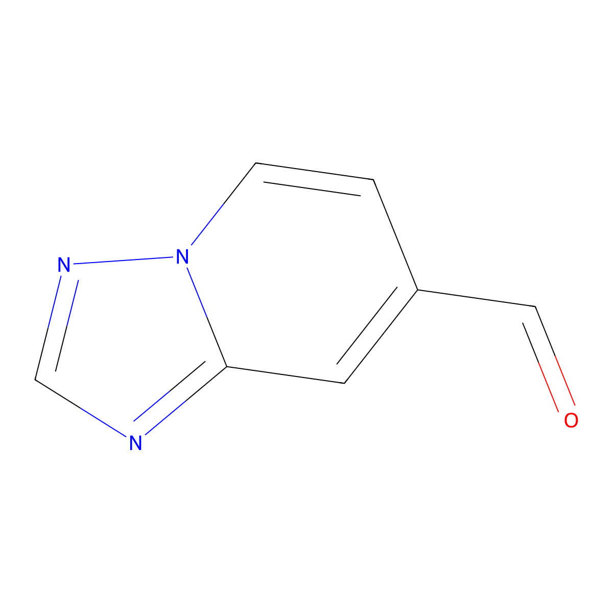 [1,2,4]Triazolo[1,5-a]pyridine-7-carbaldehyde molecular structure, CAS 1268521-09-0