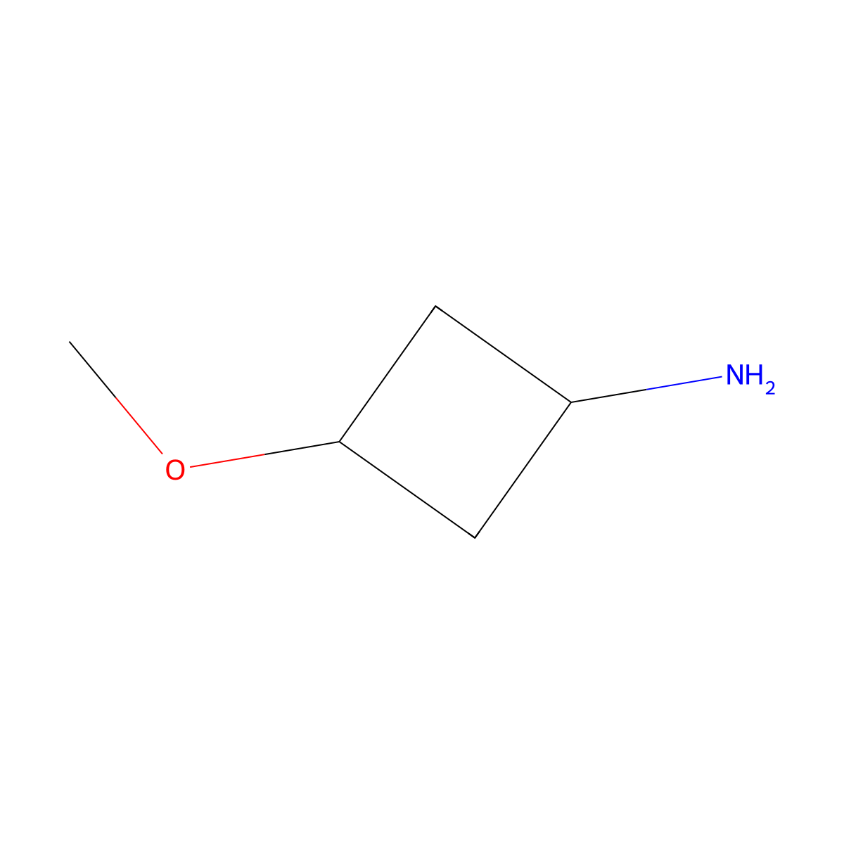 3-Methoxycyclobutanamine molecular structure, CAS 1268521-35-2