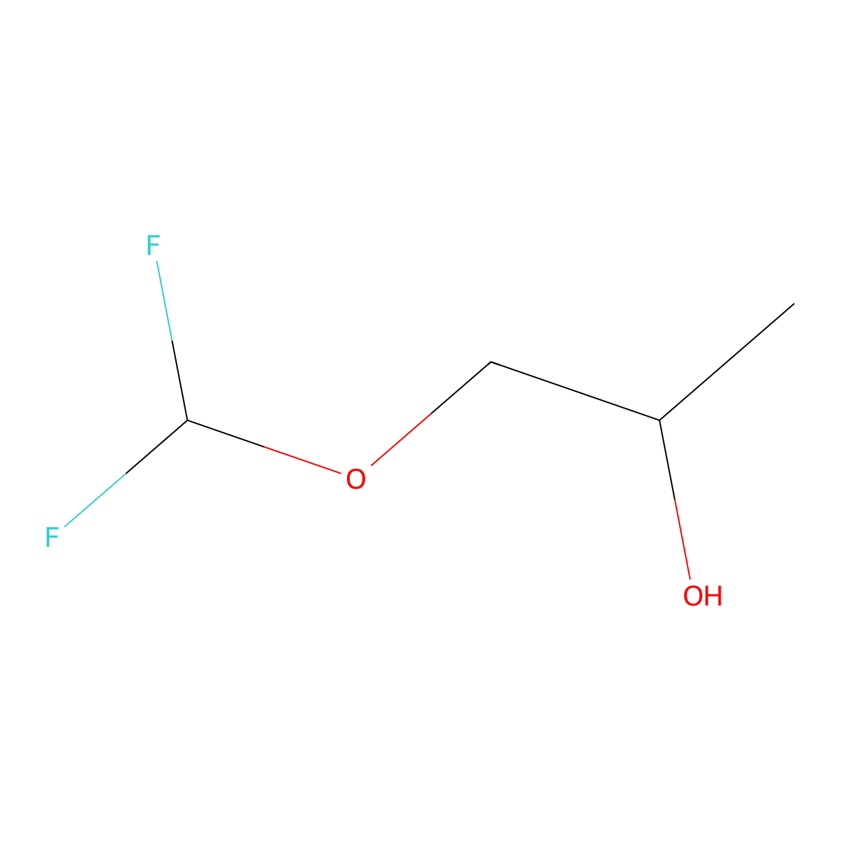 (2R)-1-(difluoromethoxy)propan-2-ol molecular structure, CAS 1268521-70-5