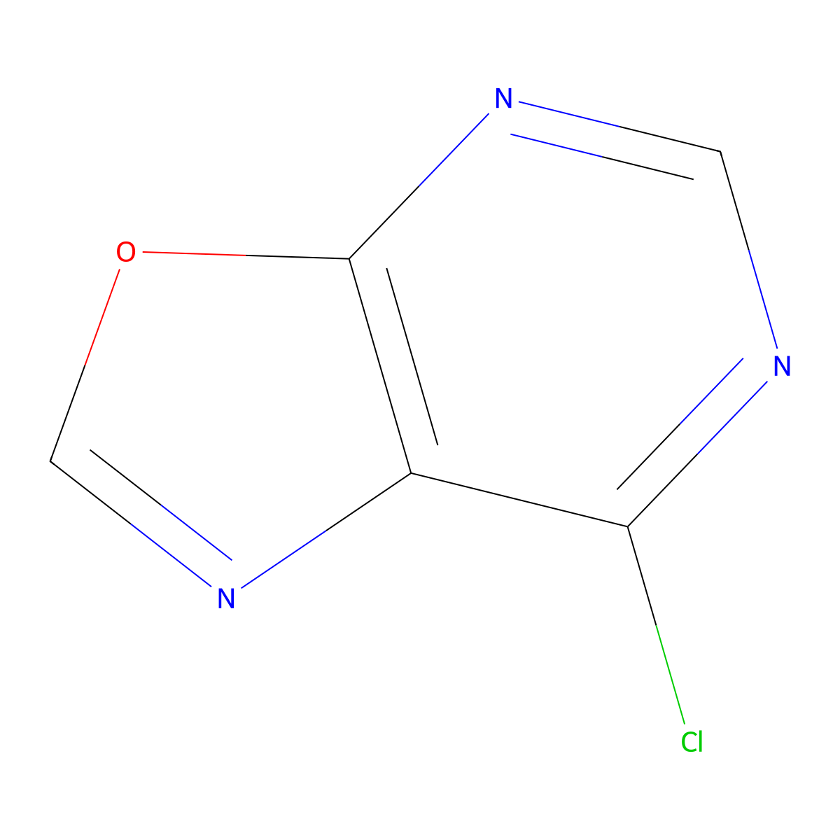 7-Chlorooxazolo[5,4-d]pyrimidine molecular structure, CAS 1268522-12-8