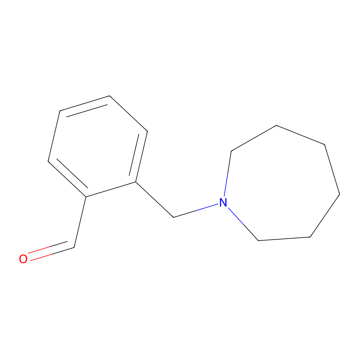 2-(Azepan-1-ylmethyl)benzaldehyde molecular structure, CAS 1268614-42-1