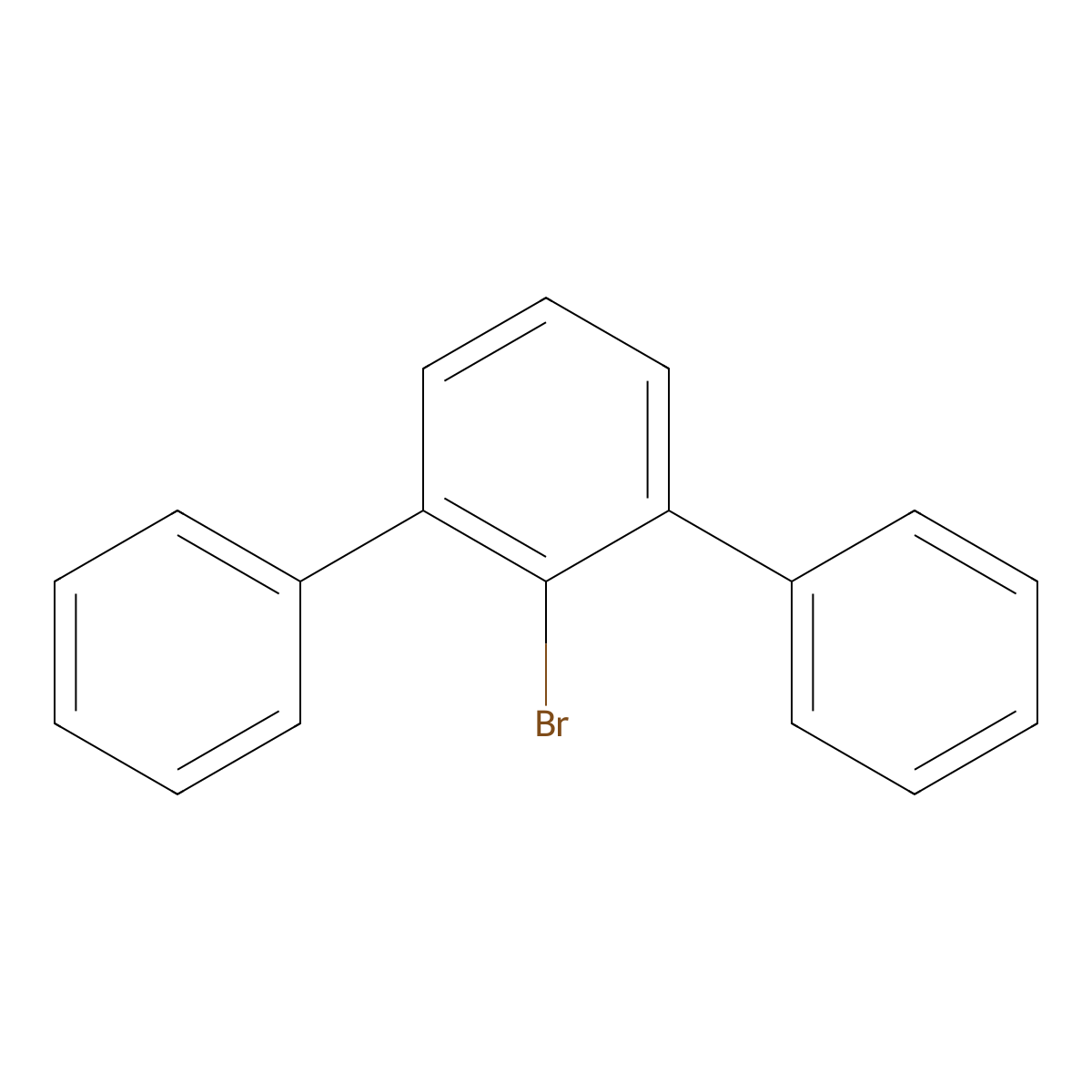 2'-Bromo-1,1':3',1''-terphenyl molecular structure, CAS 126866-29-3