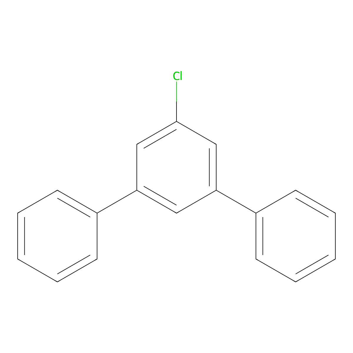 5'-Chloro-(1,1',3',1'')terphenyl molecular structure, CAS 126866-34-0
