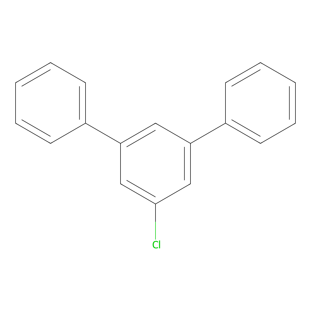 5'-Chloro-(1,1',3',1'')terphenyl molecular structure, CAS 126866-34-0
