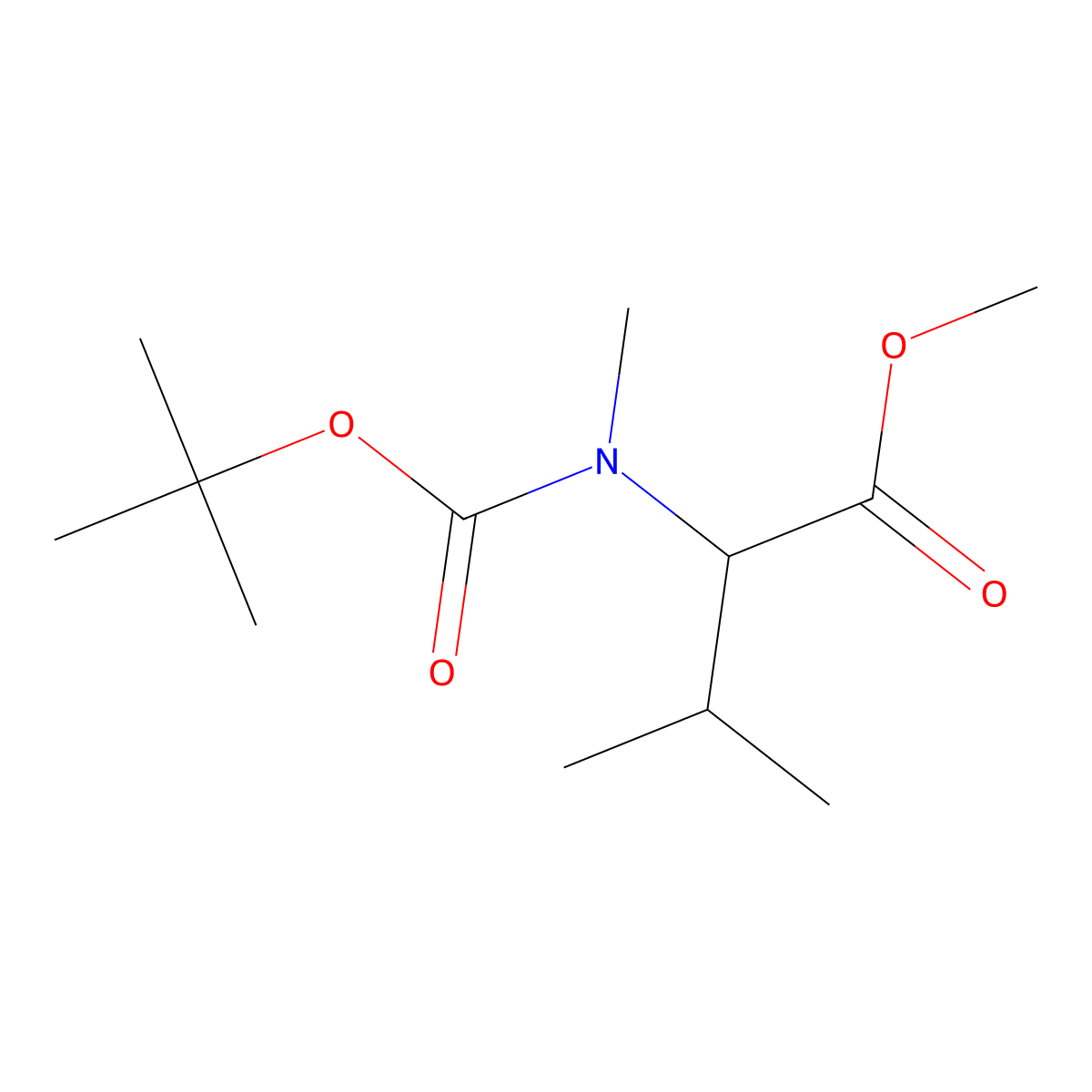 N-Boc-MeVal molecular structure, CAS 1268729-59-4