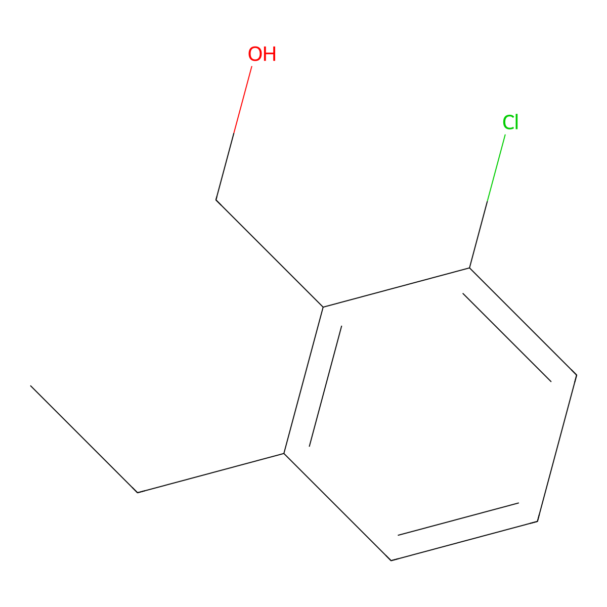 (2-Chloro-6-ethylphenyl)methanol molecular structure, CAS 1268862-18-5