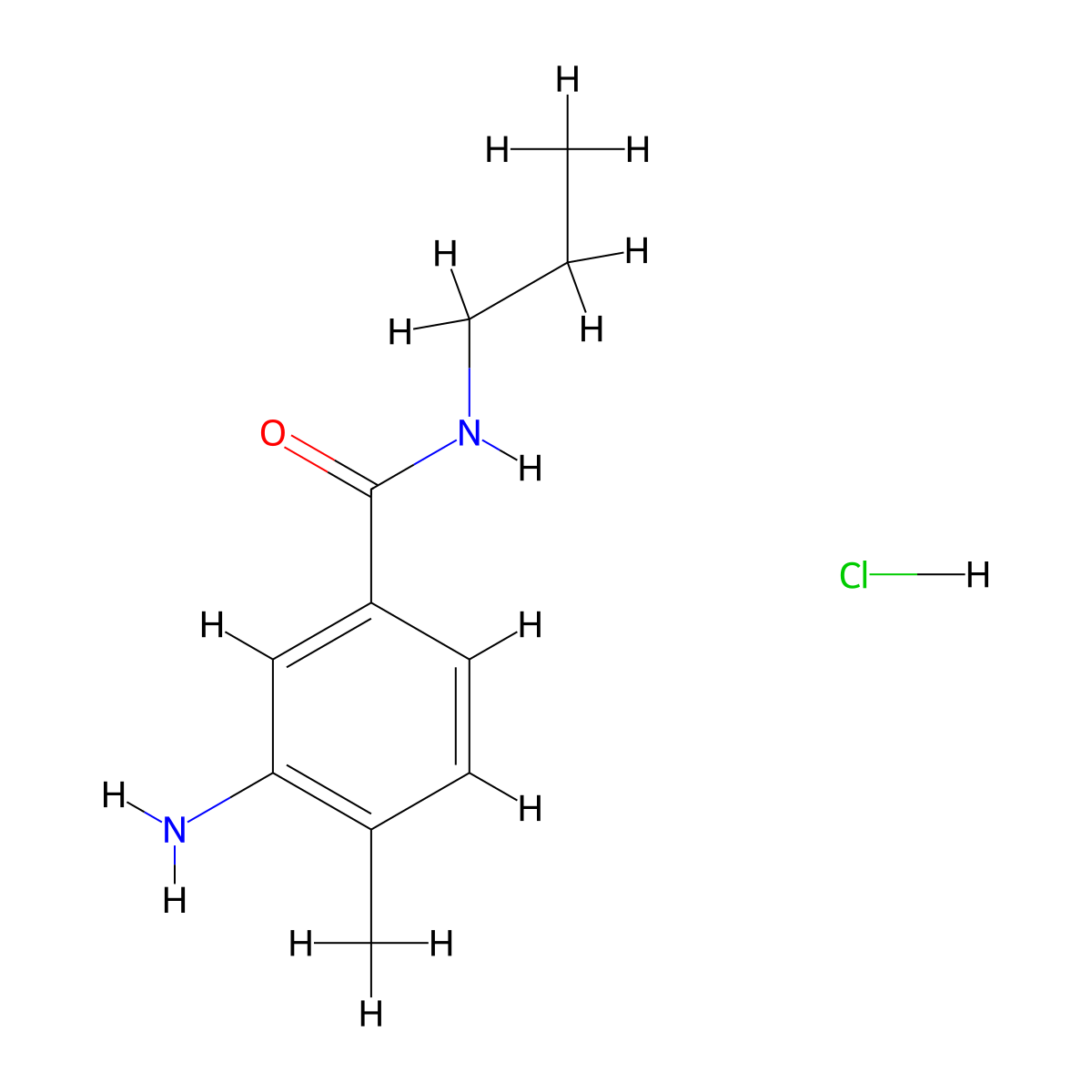 3-Amino-4-methyl-N-propylbenzamide hydrochloride molecular structure, CAS 1269039-48-6