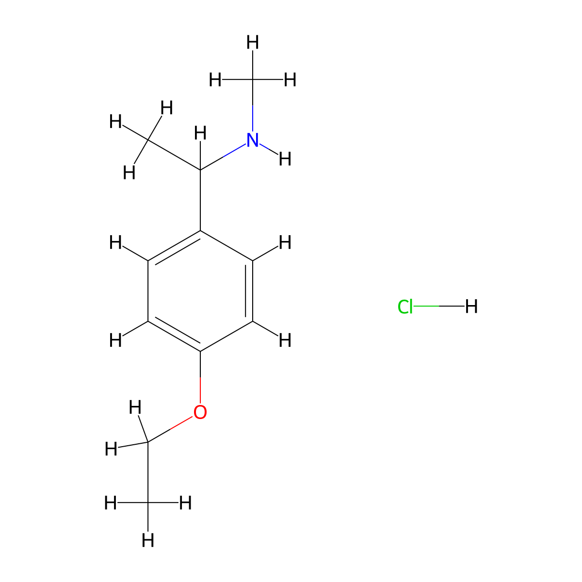 [1-(4-Ethoxyphenyl)ethyl]methylamine hydrochloride molecular structure, CAS 1269099-42-4