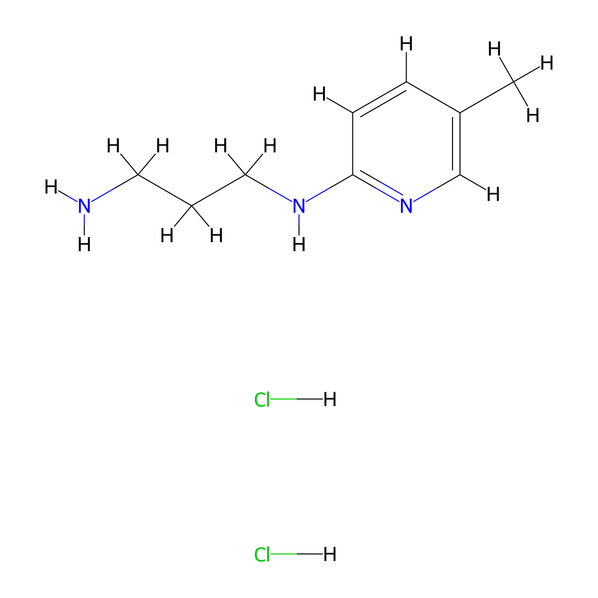 N-(5-Methyl-2-pyridinyl)-1,3-propanediamine dihydrochloride molecular structure, CAS 1269105-20-5