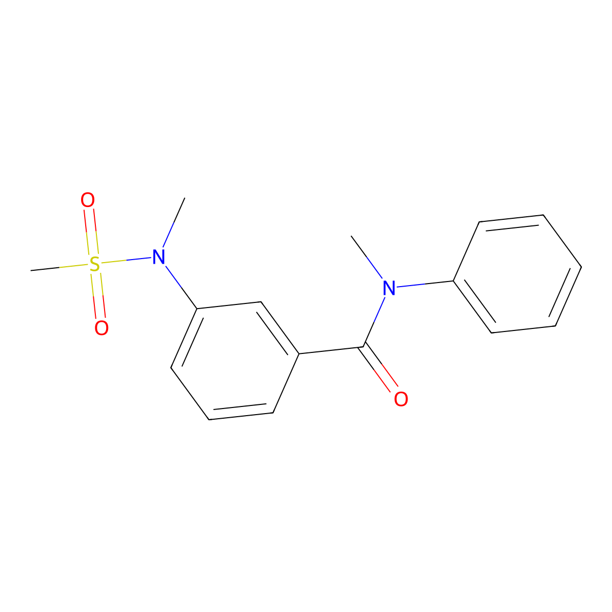 N-methyl-3-[methyl(methylsulfonyl)amino]-N-phenylbenzamide molecular structure, CAS 1269128-71-3