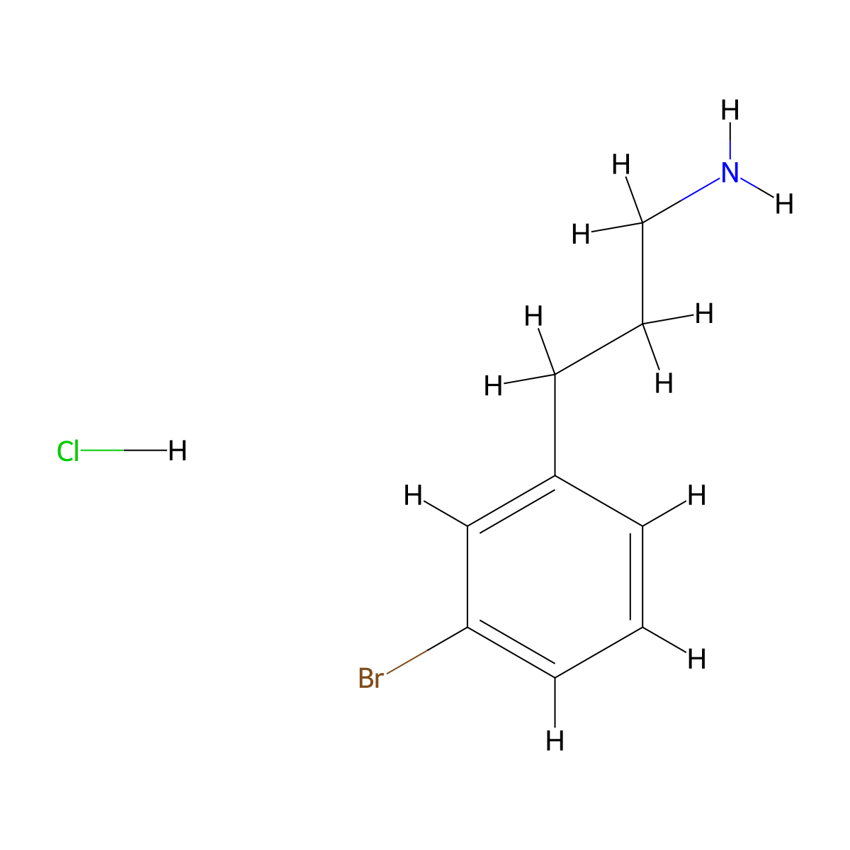 3-(3-Bromophenyl)propan-1-amine hydrochloride molecular structure, CAS 1269151-20-3