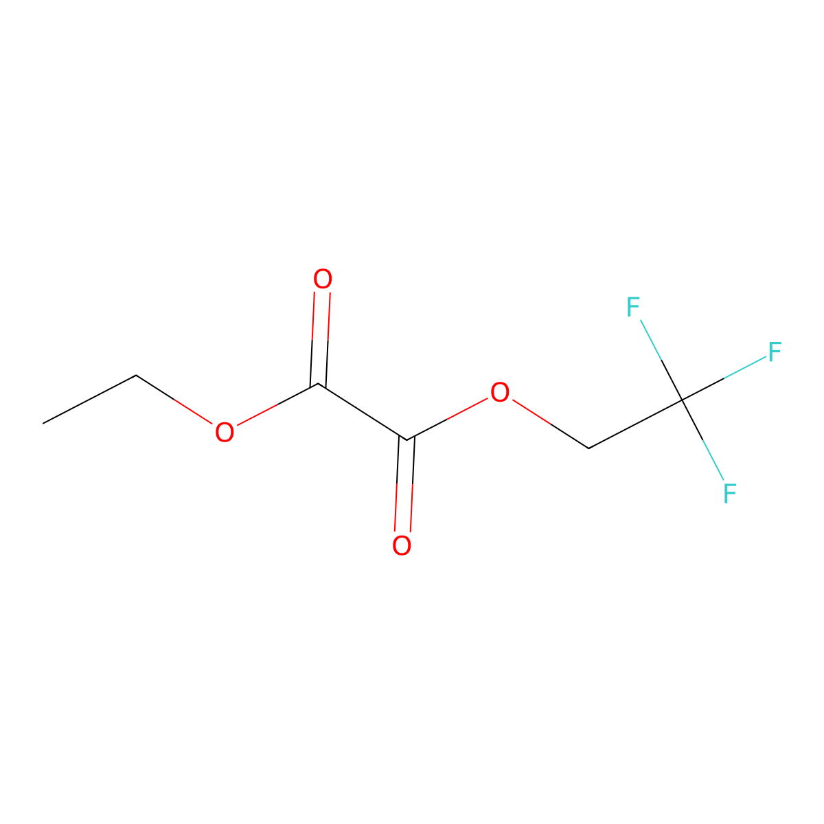 Ethyl 2,2,2-trifluoroethyl oxalate molecular structure, CAS 1269151-38-3