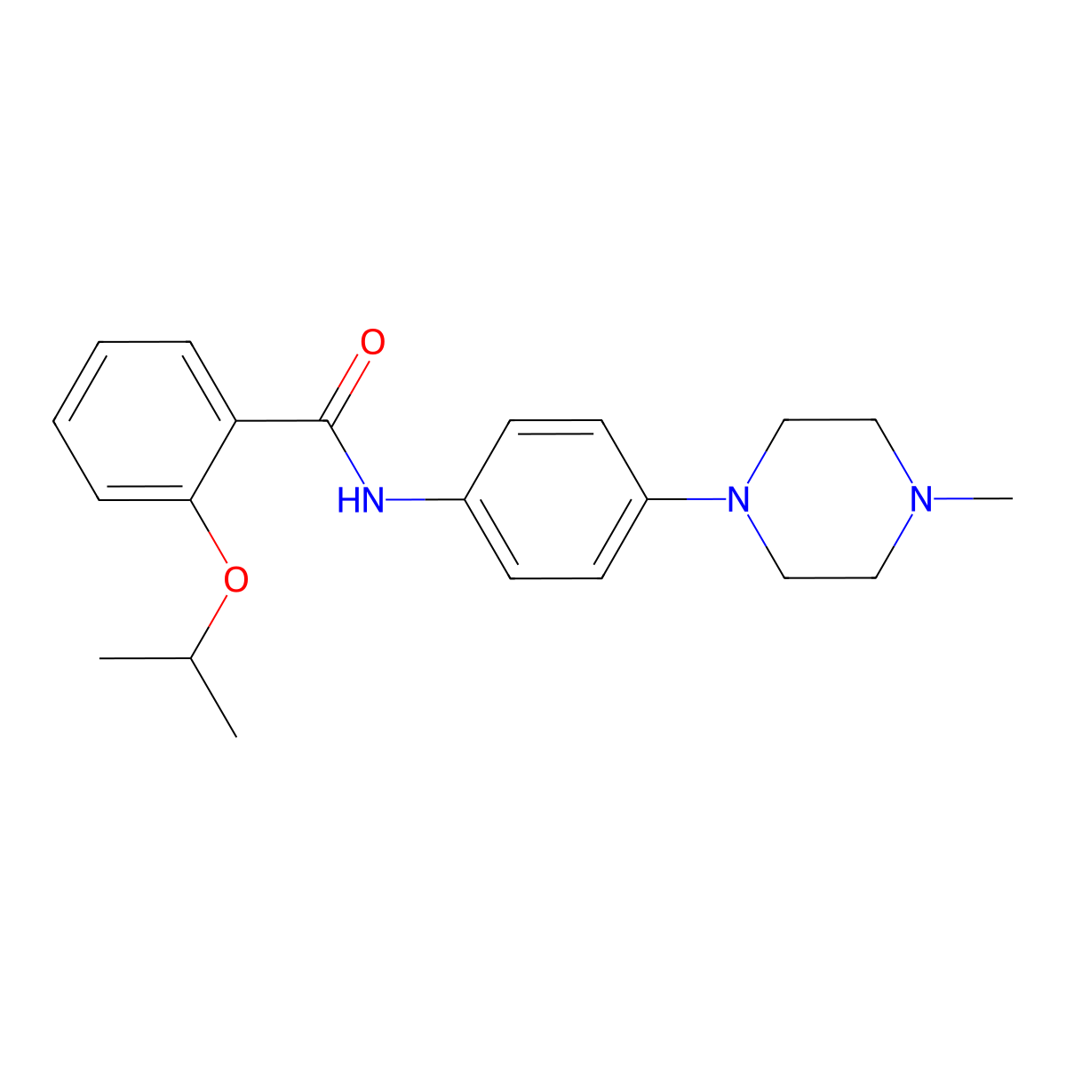 N-[4-(4-methylpiperazin-1-yl)phenyl]-2-(propan-2-yloxy)benzamide molecular structure, CAS 1269280-48-9