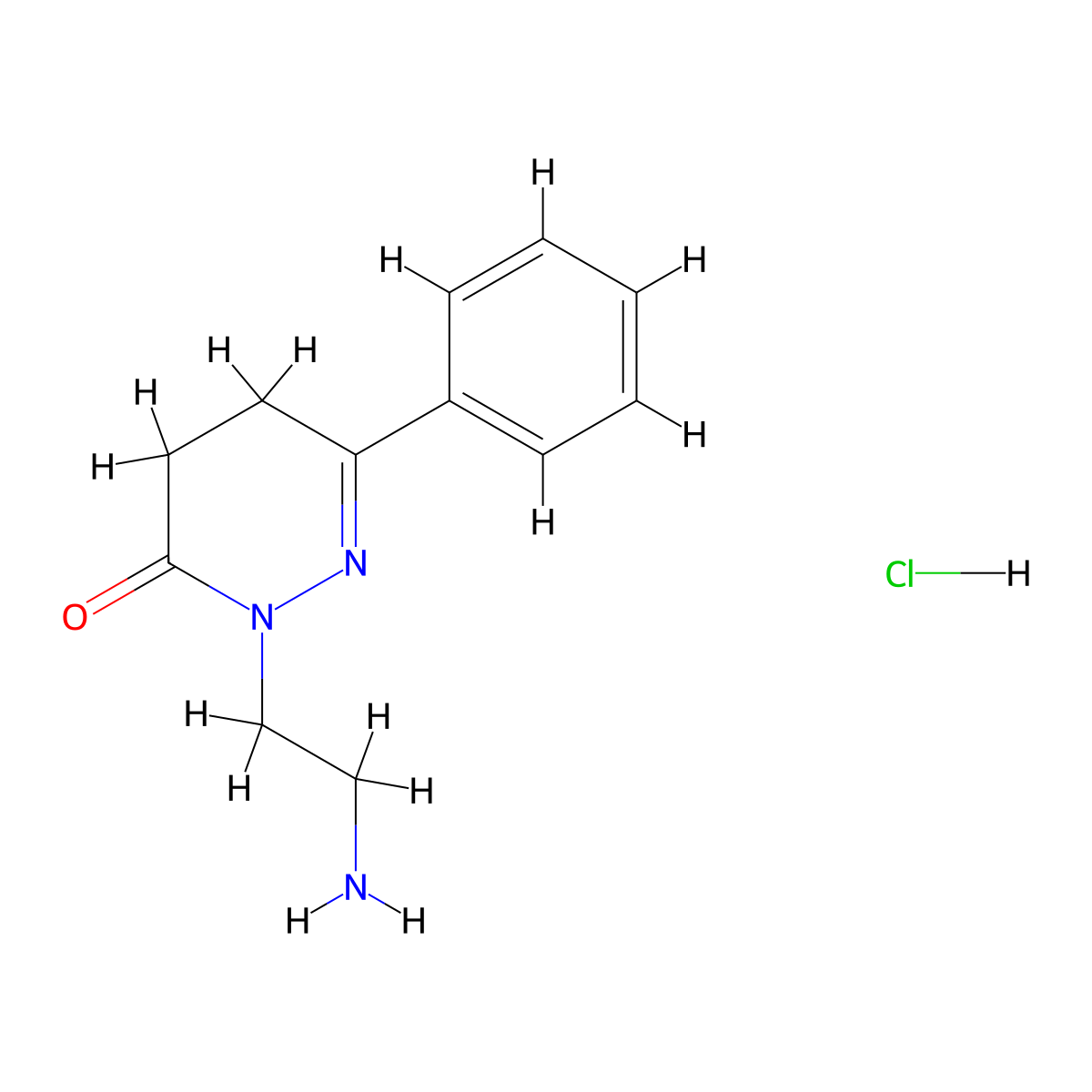 2-(2-Aminoethyl)-6-phenyl-4,5-dihydro-3(2H)-pyridazinone hydrochloride molecular structure, CAS 1269288-52-9