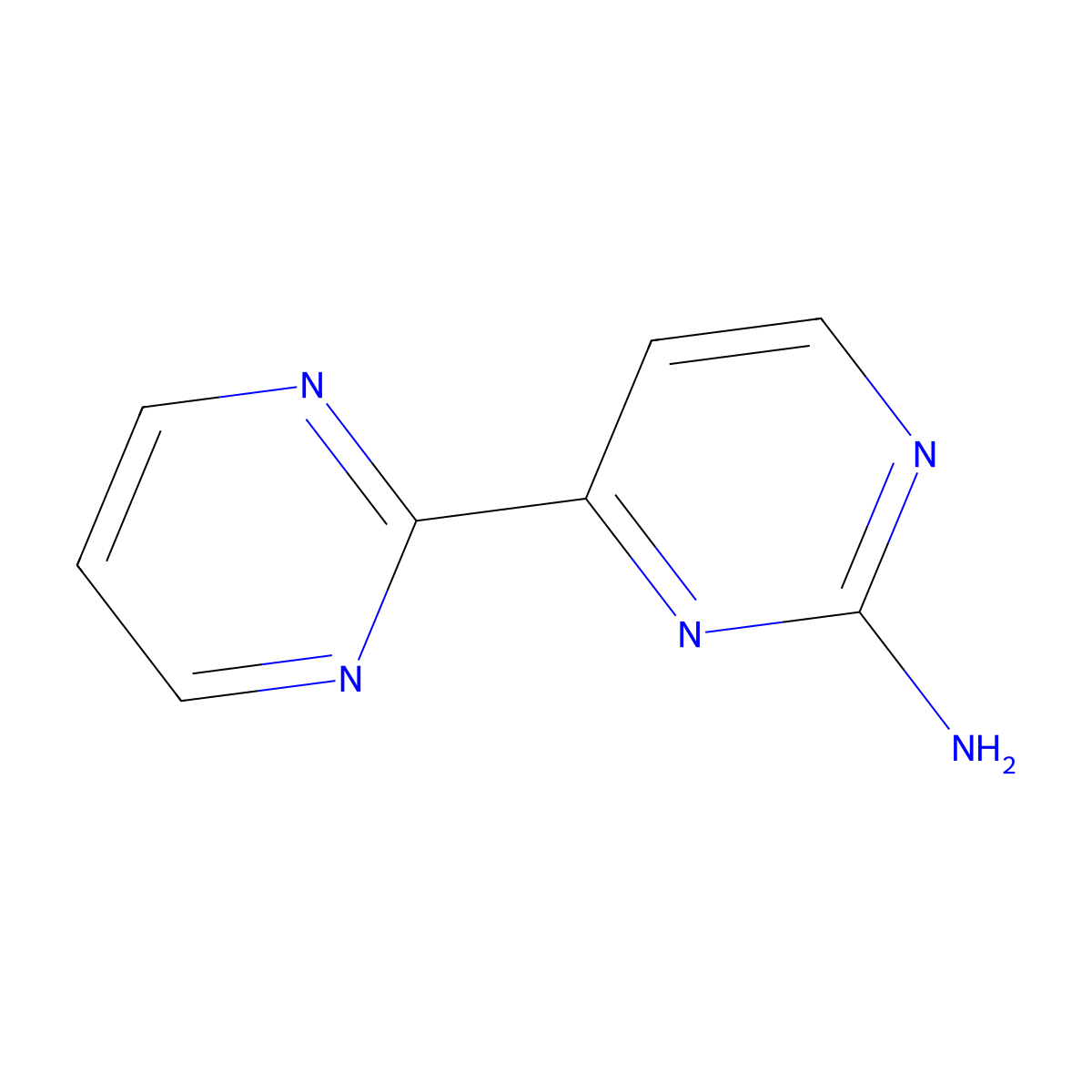 [2,4'-Bipyrimidin]-2'-amine molecular structure, CAS 1269291-45-3