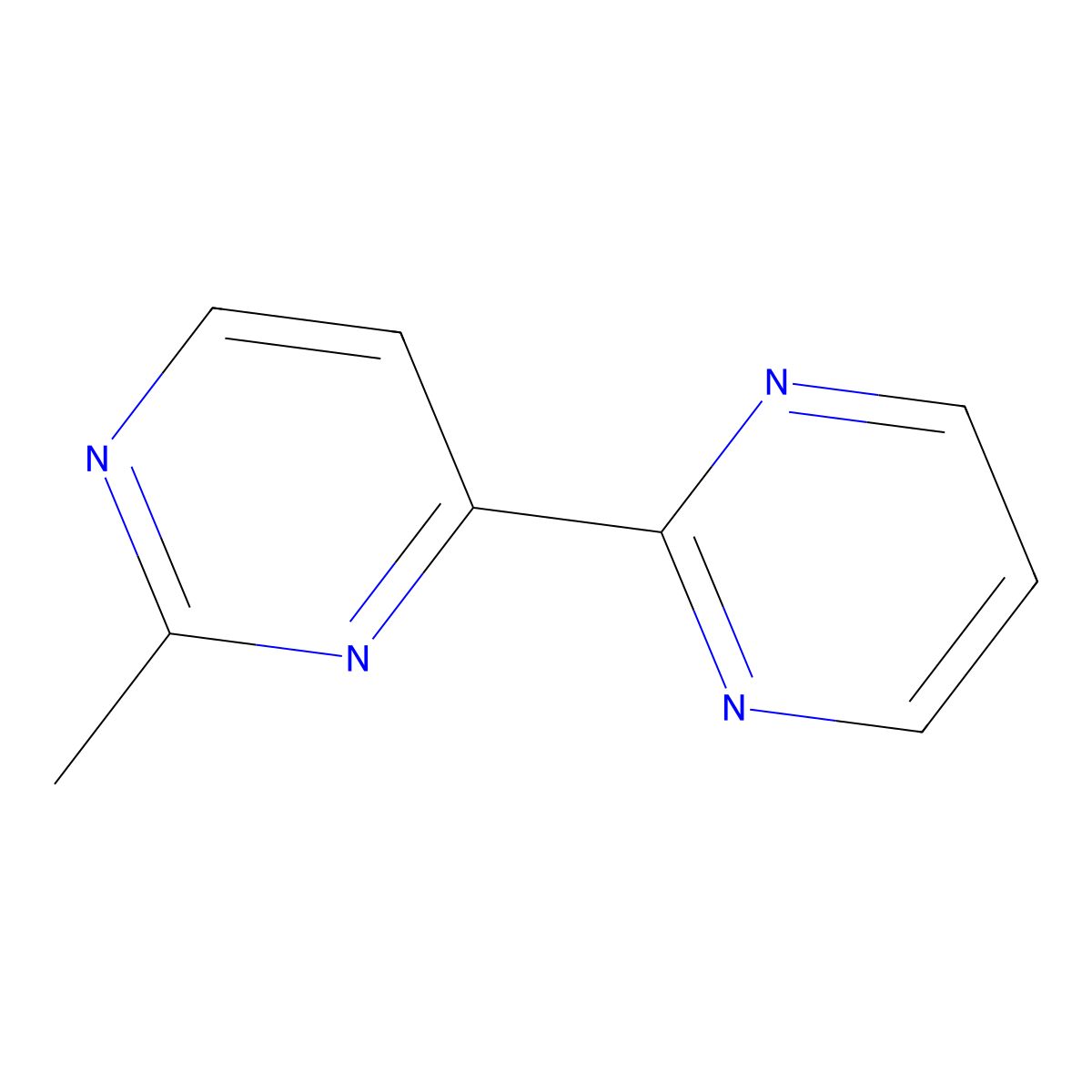 2'-Methyl-2,4'-bipyrimidine molecular structure, CAS 1269292-07-0