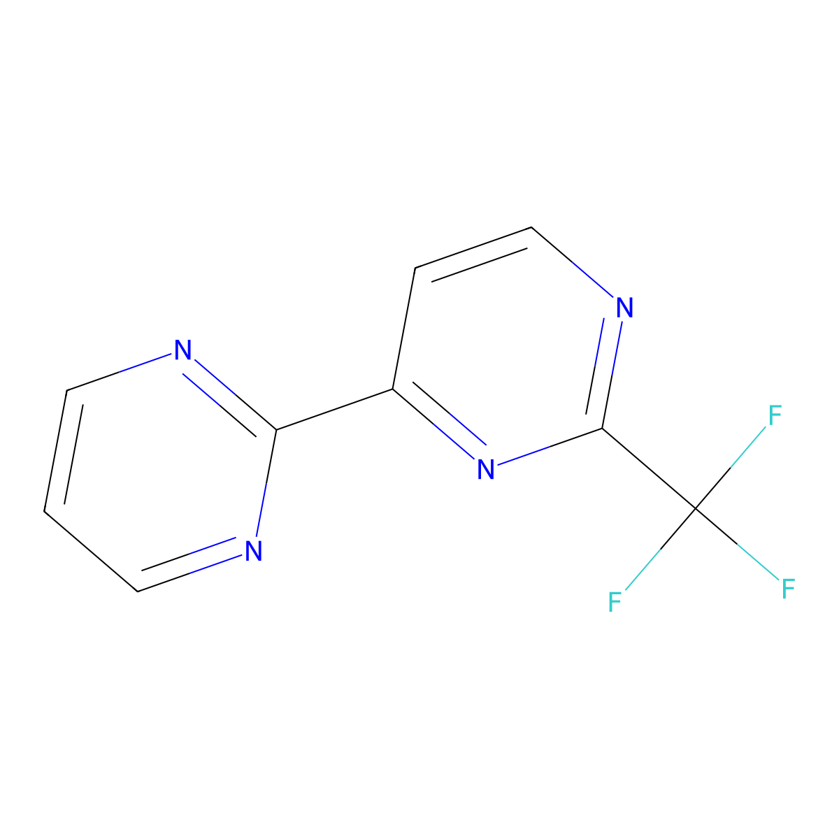 2'-(Trifluoromethyl)-2,4'-bipyrimidine molecular structure, CAS 1269292-51-4