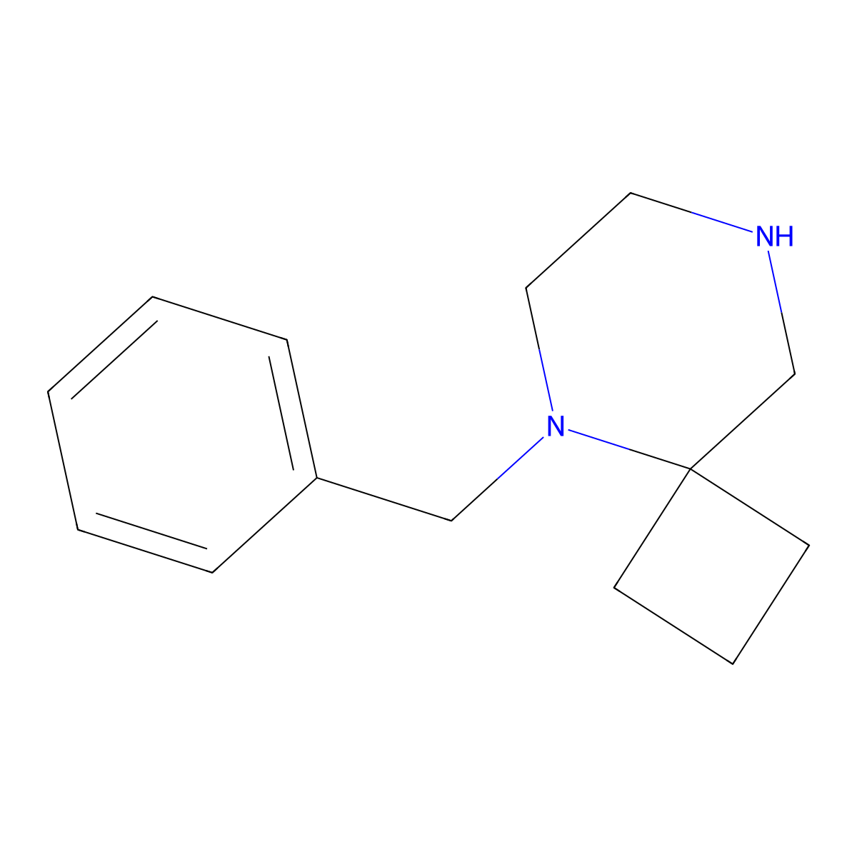 5-Benzyl-5,8-diazaspiro[3.5]nonane molecular structure, CAS 1269292-94-5